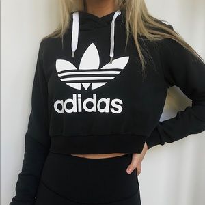 Adidas cropped hoodie